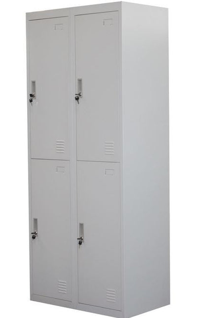SANTEX (LLIE06) FOUR DOOR FILING STORAGE LOCKER SHED  LOCKER - 760(W) - GREY