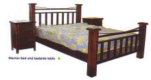 KING WARRIOR (AUSSIE MADE) BED - ASSORTED COLOURS