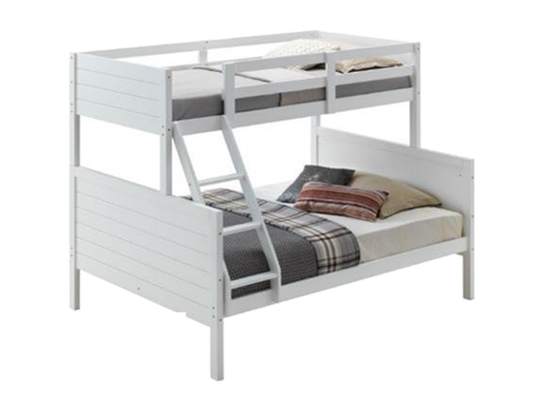 WELLING SINGLE OVER DOUBLE (TRIO) BUNK - WHITE