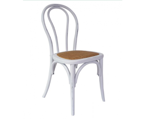 LUCILLE (SET OF 2) BENTWOOD CHAIR - ANTIQUE WHITE