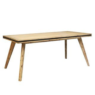 RITTENHOUSE DINING TABLE ONLY - 1800(W) x 900(D) - SILVER BRUSH