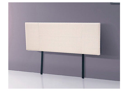 DOUBLE ADARA LINEN FABRIC HEADBOARD BEDHEAD - BEIGE